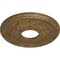 Ekena Millwork Palmetto Ceiling Medallion (Fits Canopies up to 4 7/8"), 12 1/8"OD x 3 1/2"ID x 1"P, Rubbed Bronze CM12PMRZS - alternate 3